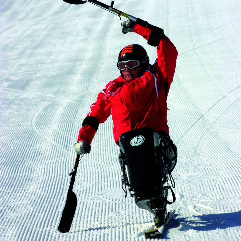 No-Handicap Skifahrer No-Handicap Skifahrer