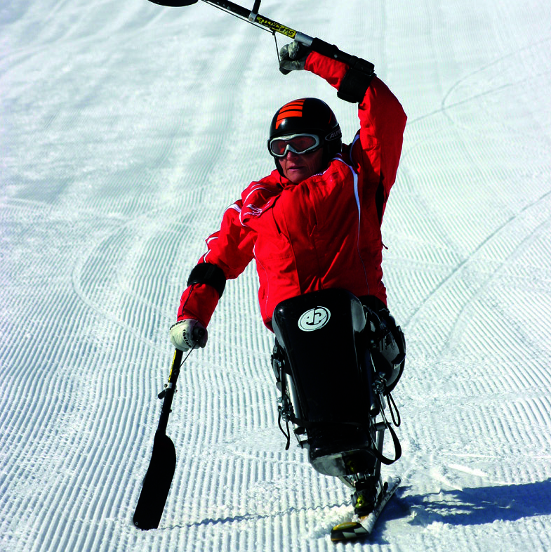 No-Handicap Skifahrer No-Handicap Skifahrer